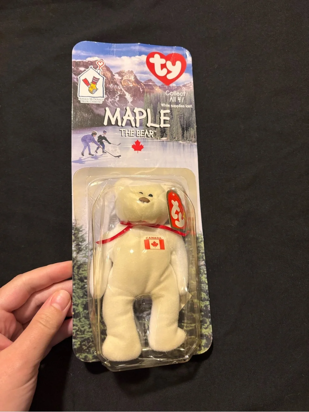 TY Beanie Baby Mcdonald’s Collectible Full Set - Erin, Maple, Glory & Britannia